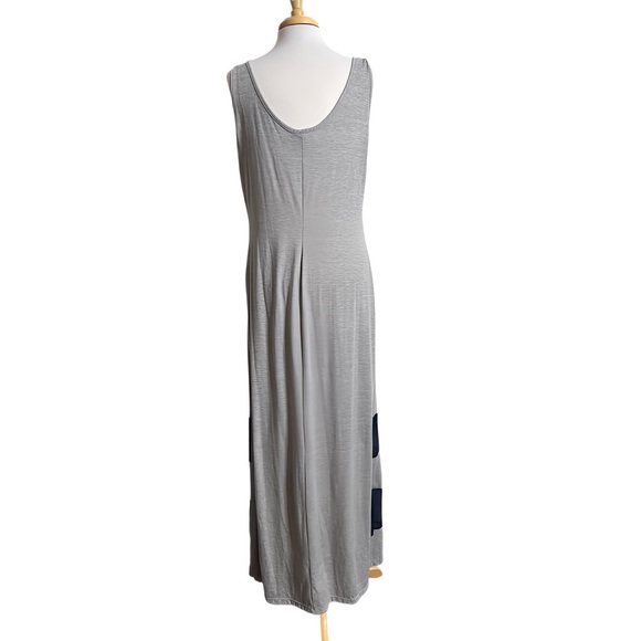 Espresso Jersey Knit Gray Maxi Dress Lightweight & Breathable Women’s XL - Picture 5 of 8